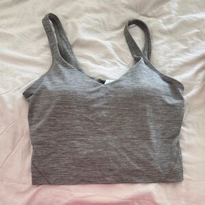 Lululemon Athletica Heather Gray Tank Top